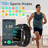 Смарт годинник Smart Watch, вимірювання пульсу, тиску, кисню в крові, режими тренувань, фото 5