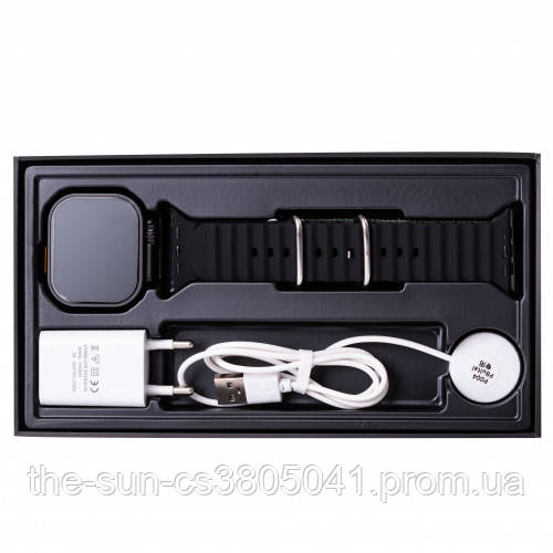 Черные смарт-часы SmartX8 Ultra с NFC и функцией голосового общения, водостойкие - фото 8 - id-p2053468126