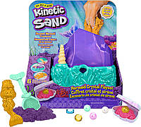 Кинетический песок Kinetic Sand Mermaid Crystal Playset Русалка Кристал