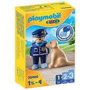 Ігровий набір арт. 70408 (6шт) Playmobil, Поліцейський з собакою ,короб.
