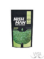 Віск для депіляції Nishman Hard Wax Beans Green 500гр