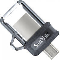 У Нас: Флешка SanDisk Flash USB 3.0 Ultra Dual Drive OTG M3.0 128GB | 150 Mb/s |(SDDD3-128G-G46) -OK