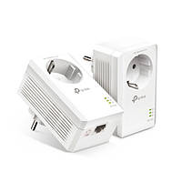 У Нас: Комплект адаптерів TP-Link Powerline TL-PA7017P KIT 1000 Мбіт/с 2шт -OK