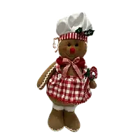 У Нас: Новорічна фігурка "Gingerbread Man" Stenson R90781 400мм -OK