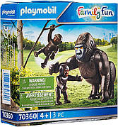 Набір арт. 70360 (9шт) Playmobil, Горила з дитинчатами, короб.