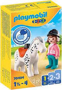 Ігровий набір арт. 70410 (6шт) Playmobil, Хлопчик з поні,короб.