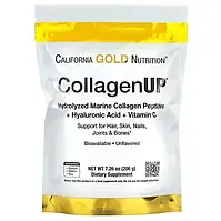 Морський колаген-пептид CollagenUP California GOLD з гіалуроновою кислотою та вітаміном C 5000, 206 г