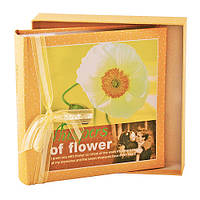 Фотоальбом CHAKO 10x15x200 C-46200RCG Whispers of Flower in Box Yellow, в подарочной коробке.