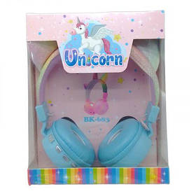 Навушники бездротові "Unicorn" (блакитні) [tsi231309-TSI]