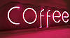 Вивіска Coffee рожева неонова led neon 485х140мм з димером, фото 4