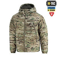 Зимняя тактическая куртка М-Тас Alpha Gen.IV ММ14, теплая армейская куртка ВСУ, уставный китель пиксель -20°C XS/R