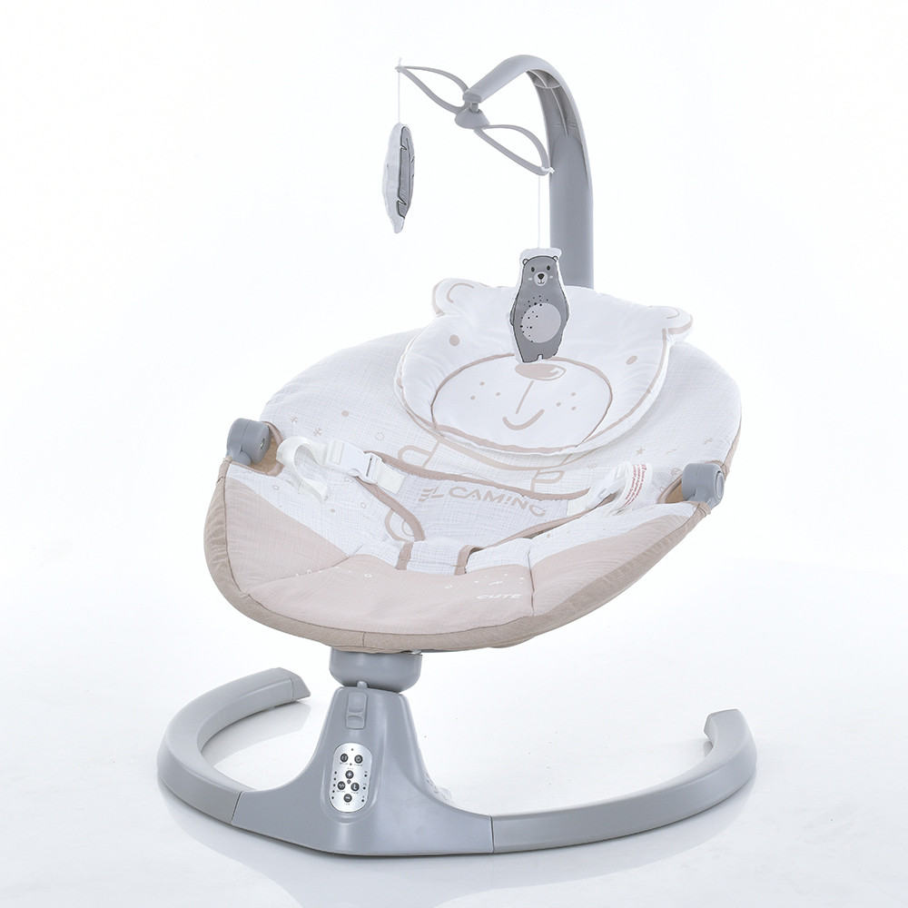 Убаюкивающий центр ME 1116 CUTE Beige пульт, 5швидк., таймер, 12 мелодій, Bluetooth, USB, 2 полож.спинки, бежевий