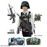 Іграшковий військовий набір для хлопчика  HT-1A   батар. 2цвета, зброя+асесуари, валіза 43*15*20