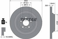 Диск тормозной задний Mercedes GL-class (X166)/GLE-class (W166/X166)/M-class (W166) 11-(345x22) PRO