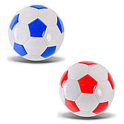 М'яч футбольний  арт. FB24327 (100шт) №4, PVC, 230 грам, MIX 3 кольори, сітка+голка