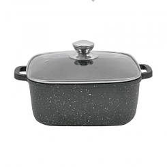 Каструля алюмінієва з кришкою та антипригарним покриттям 5.2 л Maestro MR 2424