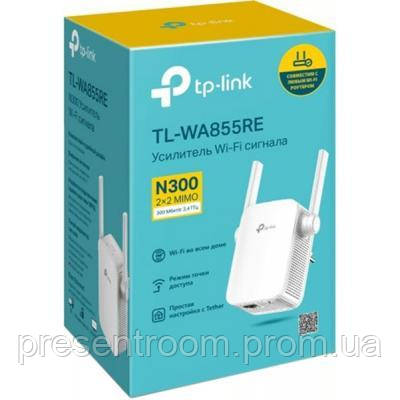 Ретранслятор TP-Link TL-WA855RE 802.11n 2.4 ГГц, N300, 1хFE LAN (TL-WA855RE) c - фото 3 - id-p2053547776