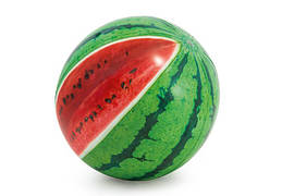 М'яч надувний 58075(12шт) "Кавун" кольор. від 3 років 107см
