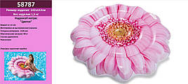Надувний матрац 58787 (6шт) "Рожева квітка"