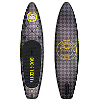 Сапборд Buck Teeth Classic Black 11'6" - надувная доска для САП серфинга, sup board