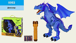 Тварина інтерактивна дракон  9993 фонарик, світло, звук, р-р іграшки 33*18*32 см, короб. 37*20*34см