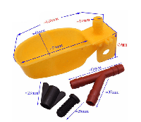 Автоматические поилки для птицы микрочашечные боковые поилки для кур цыплят перепелов индюков уток в клетку