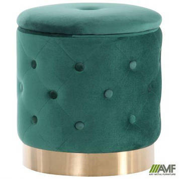 Пуф Janett Green / Golden Chrom