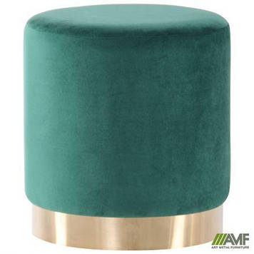 Пуф Madrid Green / Golden Chrom