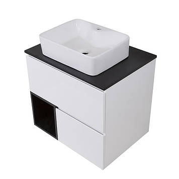 Накладний умивальник Fiji W1233 49х38х13 Shopolife