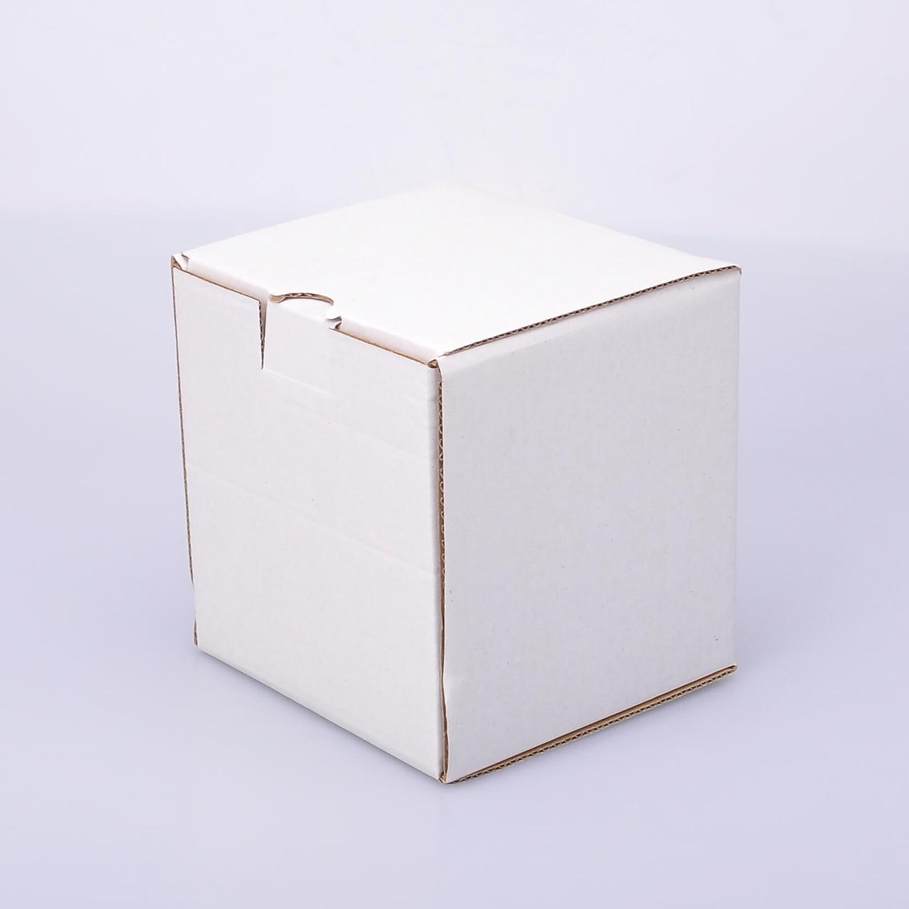 Упаковка біла з картону для чашок 330мл