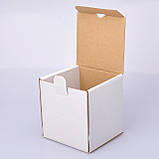 Упаковка біла з картону для чашок 330мл, фото 2
