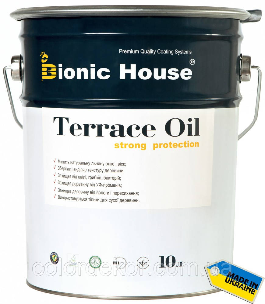 Деревозахисна олія TERRACE OIL Strong "Bionic House" 10 л
