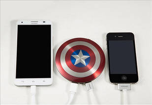 Power bank купити "Captain america" 6800 mAh, фото 2