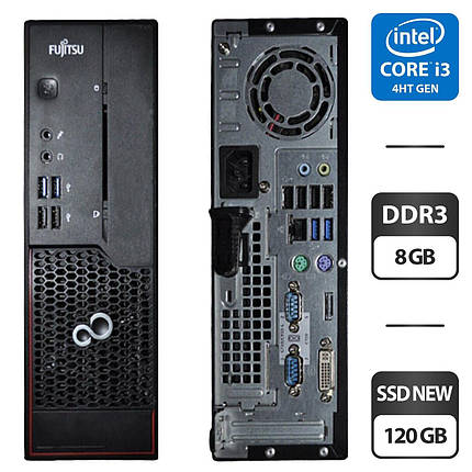 Комп'ютер Fujitsu Esprimo C720 Desktop/ Core i3-4130/ 8 GB RAM/ 120 GB SSD/ HD 4400, фото 1