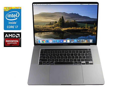 Ноутбук Б-клас Apple MacBook Pro 16 2019 A2141/ 16" 3072x1920/ i7-9750H/ 16GB RAM/ 512GB SSD/ Radeon Pro 5300M 4GB, фото 1