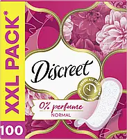 Щоденні прокладки Discreet 0% Perfume, normal (100шт.)