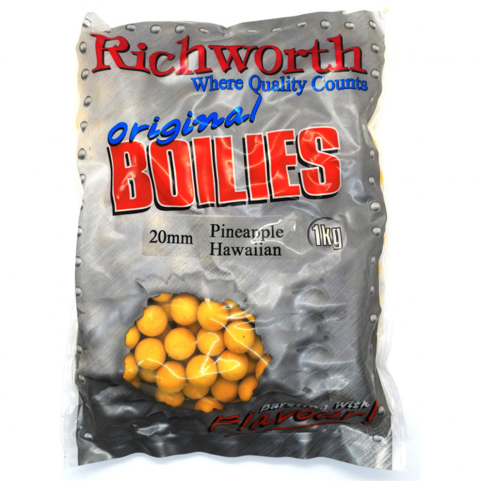 Бойли Richworth Original 15 mm 1 kg Pineapple Hawaiian