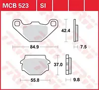 Тормозные колодки TRW MOTO MCB523SI