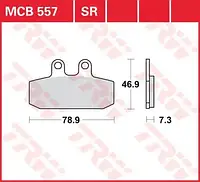 Тормозные колодки TRW MOTO MCB557