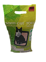 Наполнитель для кошачьего туалета соевый 3 кг (7 л) Soffi-Cat Tofu Клубника