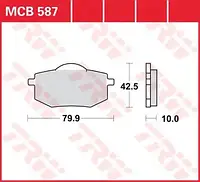 Тормозные колодки TRW MOTO MCB587