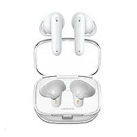 Беспроводные вакуумные наушники Usams US-BE16 TWS Earbuds BT5.3 White | Bluetooth наушники вакуумки