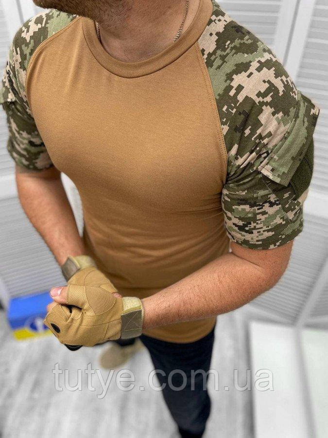 Армейська футболка Камуфляж Розмір XL/XL/