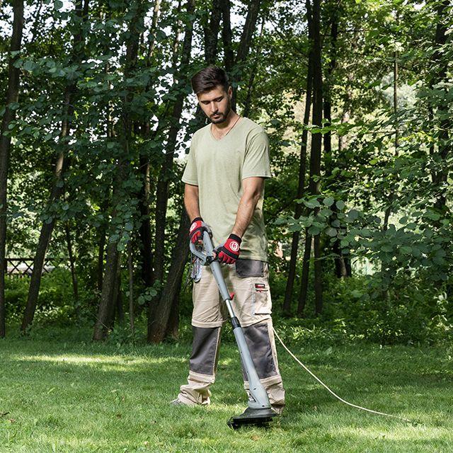 Тример електричний, регулювання довжини штанги Тример електричний, регулювання довжини штанги INTERTOOL DT-2253