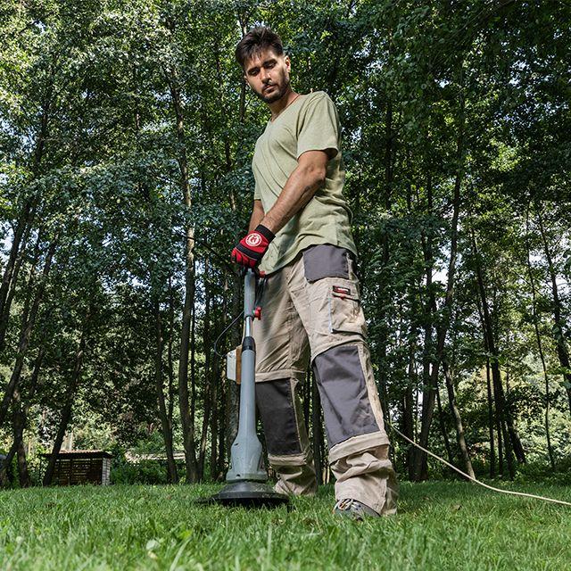 Тример електричний, регулювання довжини штанги Тример електричний, регулювання довжини штанги INTERTOOL DT-2253