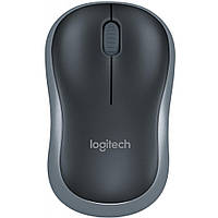 Мишка Logitech M185 бездротова, Grey