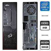 Компьютер Fujitsu Esprimo C720 Desktop / Intel Core i3-4130 (2 (4) ядра по 3.4 GHz) / 8 GB DDR3 / 500 GB SSD