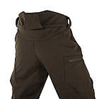 🔥 Штани утеплені "Klos - SoftShell" (Олива) штани тактичні, карго, ВСУ, теплі, фото 3