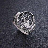 Мужское серебряное кольцо "Воин" 420
