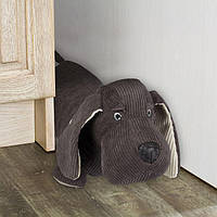 Декоративный дверной ограничитель Собака от захлопывания дверей, полиэстер/песок